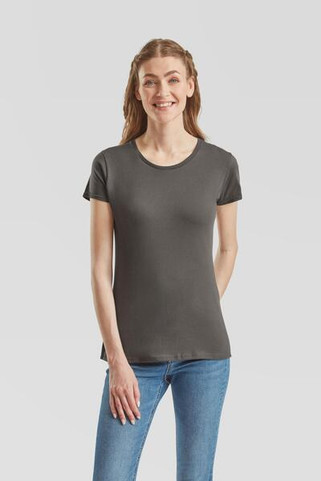 Fruit of the Loom F61432 - Fashionable Slim Fit Ladies Crew Neck T-Shirt