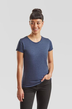 Fruit of the Loom F61432 - Fashionable Slim Fit Ladies Crew Neck T-Shirt