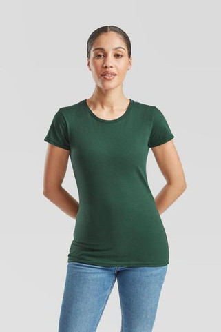 Fruit of the Loom F61432 - Fashionable Slim Fit Ladies Crew Neck T-Shirt