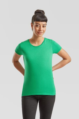 Fruit of the Loom F61432 - Fashionable Slim Fit Ladies Crew Neck T-Shirt