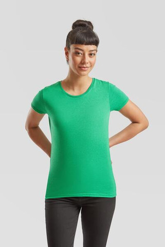 Fruit of the Loom F61432 - Fashionable Slim Fit Ladies Crew Neck T-Shirt