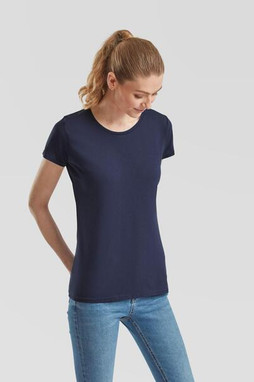 Fruit of the Loom F61432 - Fashionable Slim Fit Ladies Crew Neck T-Shirt