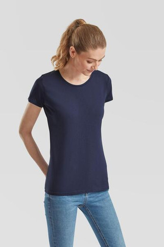 Fruit of the Loom F61432 - Fashionable Slim Fit Ladies Crew Neck T-Shirt