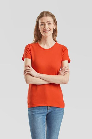 Fruit of the Loom F61432 - Fashionable Slim Fit Ladies Crew Neck T-Shirt
