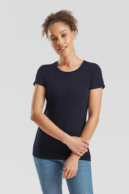 Fruit of the Loom F61432 - Fashionable Slim Fit Ladies Crew Neck T-Shirt