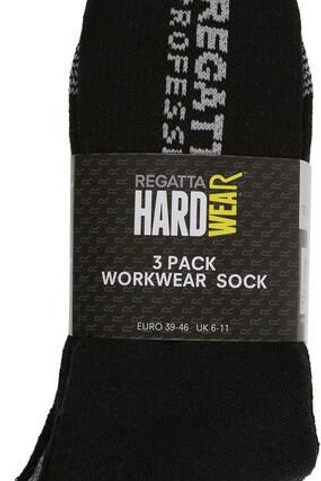 Regatta Professional RRMH003 - Durable Cushioned Work Socks - 3 Pair Pack