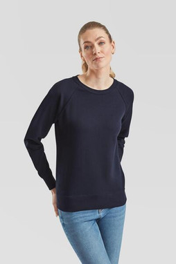 Fruit of the Loom F62146 - Slim Fit Lightweight Raglan Ladies Sweatshirt