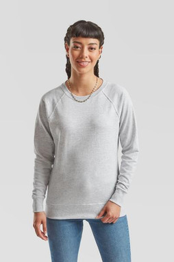 Fruit of the Loom F62146 - Slim Fit Lightweight Raglan Ladies Sweatshirt