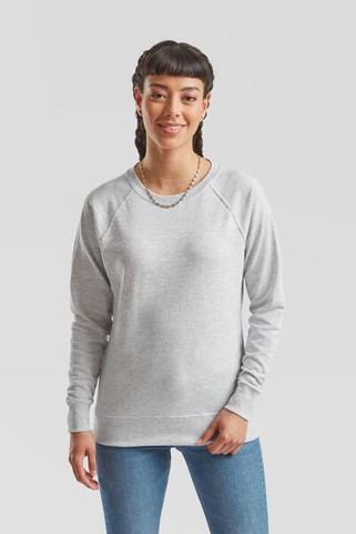 Fruit of the Loom F62146 - Slim Fit Lightweight Raglan Ladies Sweatshirt