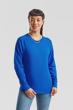 Fruit of the Loom F62146 - Slim Fit Lightweight Raglan Ladies Sweatshirt