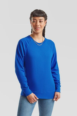 Fruit of the Loom F62146 - Slim Fit Lightweight Raglan Ladies Sweatshirt