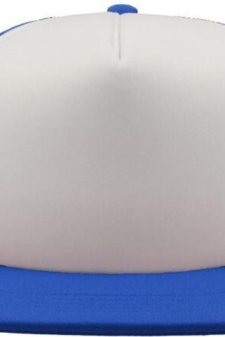 Atlantis ACSN90 - Retro 90s Style Flat Visor 5 Panel Trucker Cap