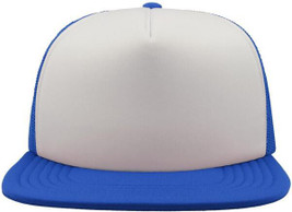 Atlantis ACSN90 - Retro 90s Style Flat Visor 5 Panel Trucker Cap