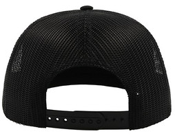 Atlantis ACSN90 - Retro 90s Style Flat Visor 5 Panel Trucker Cap