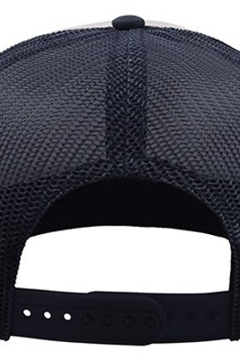 Atlantis ACSN90 - Retro 90s Style Flat Visor 5 Panel Trucker Cap