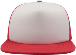 Atlantis ACSN90 - Retro 90s Style Flat Visor 5 Panel Trucker Cap