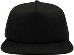 Atlantis ACSN90 - Retro 90s Style Flat Visor 5 Panel Trucker Cap