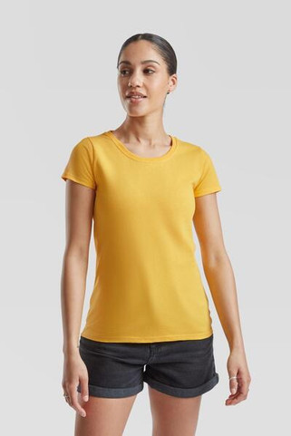 Fruit of the Loom F61372 - LadyFit Classic Crew Neck T-Shirt with Feminine Fit