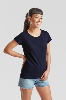 Fruit of the Loom F61372 - LadyFit Classic Crew Neck T-Shirt with Feminine Fit