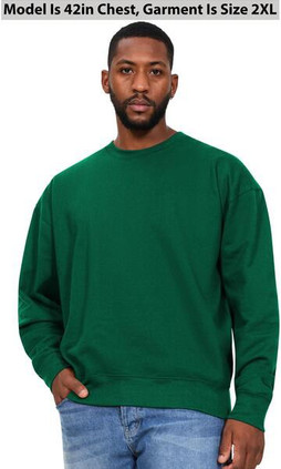 Casual Classics C2400 - Premium Ringspun Cotton-Poly Fleece Sweatshirt