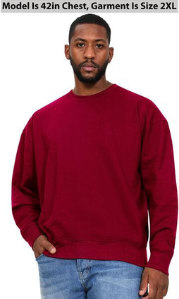 Casual Classics C2400 - Premium Ringspun Cotton-Poly Fleece Sweatshirt
