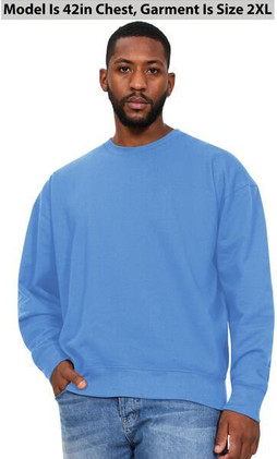Casual Classics C2400 - Premium Ringspun Cotton-Poly Fleece Sweatshirt