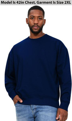 Casual Classics C2400 - Premium Ringspun Cotton-Poly Fleece Sweatshirt