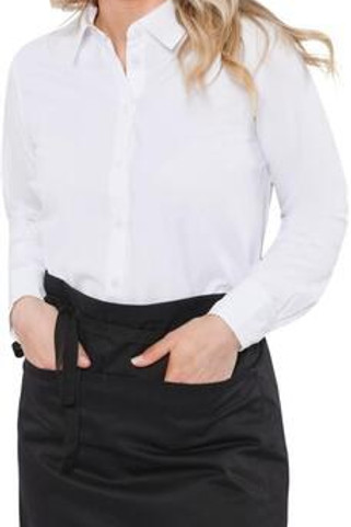 Dennys DDP33 - Durable Poly-Cotton Wrap Over Waist Apron