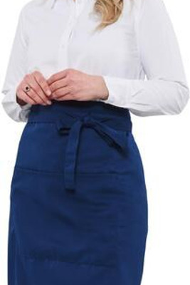 Dennys DDP110 - Eco-Friendly Knee Length Waist Apron with Pocket