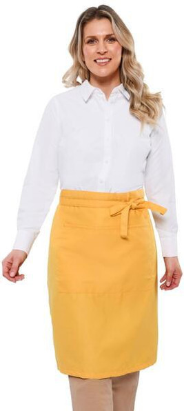 Dennys DDP110 - Eco-Friendly Knee Length Waist Apron with Pocket