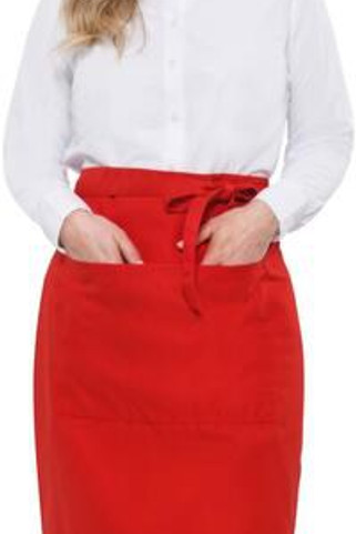 Dennys DDP110 - Eco-Friendly Knee Length Waist Apron with Pocket