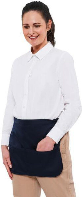 BonChef B760 - Durable Poly-Cotton Waist Apron with Large Pocket