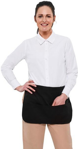 BonChef B760 - Durable Poly-Cotton Waist Apron with Large Pocket