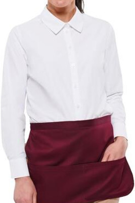 BonChef B760 - Durable Poly-Cotton Waist Apron with Large Pocket