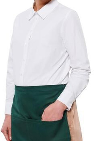 BonChef B760 - Durable Poly-Cotton Waist Apron with Large Pocket