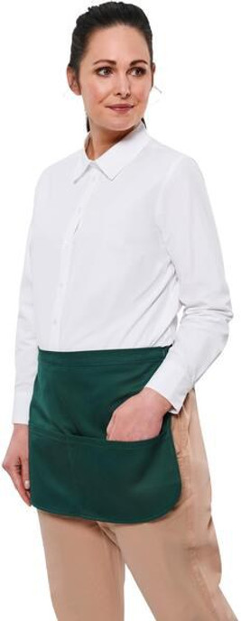 BonChef B760 - Durable Poly-Cotton Waist Apron with Large Pocket