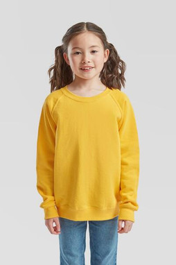 Fruit of the Loom F62039 - Classic Raglan Sleeve Kids School Sweatshirt