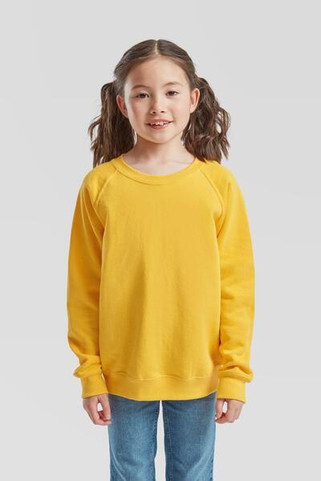 Fruit of the Loom F62039 - Classic Raglan Sleeve Kids School Sweatshirt