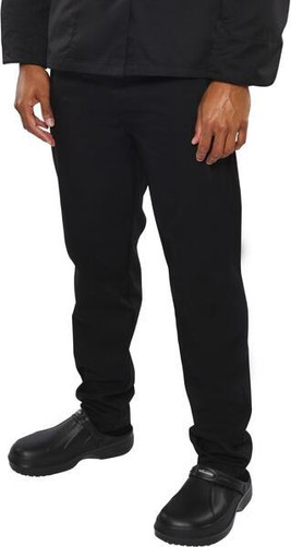 Dennys DDC18 - Durable Unisex Elasticated Chef Trousers with Pockets
