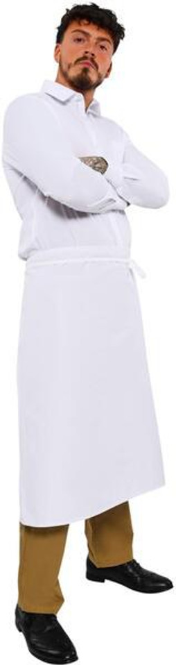 BonChef B764 - Durable Long Chef Apron with Twill Tape Fastening