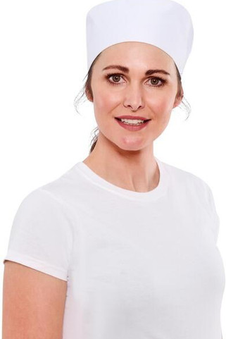 BonChef B801 - Durable Polycotton Chef Skull Cap with Elastic Fit