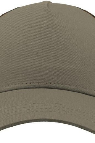 Atlantis ACRAPC - Premium Cotton 5-Panel Trucker Cap with Mesh