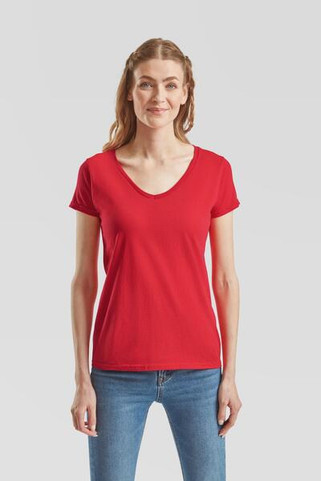 Fruit of the Loom F61444 - Ladies Iconic 150 V-Neck Soft Cotton T-Shirt