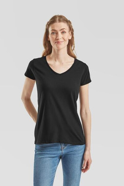 Fruit of the Loom F61444 - Ladies Iconic 150 V-Neck Soft Cotton T-Shirt