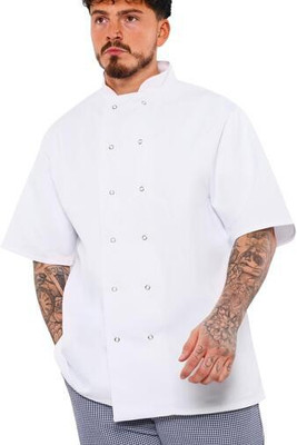 BonChef B102 - Professional Unisex Short Sleeve Chef Jacket
