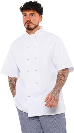 BonChef B102 - Professional Unisex Short Sleeve Chef Jacket