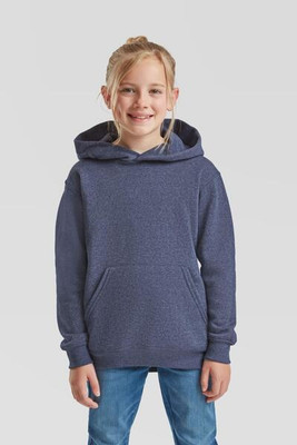 Fruit of the Loom F62043 - Durable Kids Fleece Pullover Hoodie with Pouch Pocket