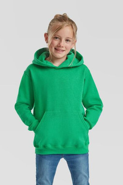 Fruit of the Loom F62043 - Durable Kids Fleece Pullover Hoodie with Pouch Pocket