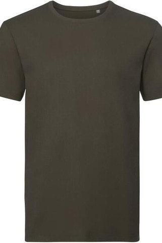 Russell Pure Organic R108M - Premium Organic Cotton Mens Crew Neck T-Shirt
