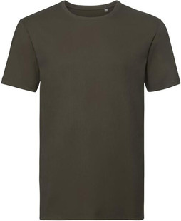 Russell Pure Organic R108M - Premium Organic Cotton Mens Crew Neck T-Shirt